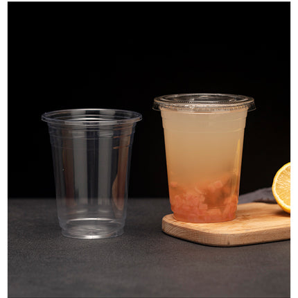 Disposable PET High Transparency Plastic Cup Milk Tea Beverage Coffee Cup Juice Beverage Cup Custom LOGO Cold Drink Cup