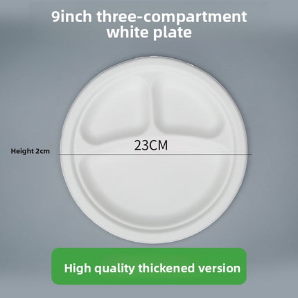 Disposable Plates Paper Plates Catering Food Grade Kindergarten Painting Dish Plates Biodegradable Household Barbecue Tableware Dinner Plates