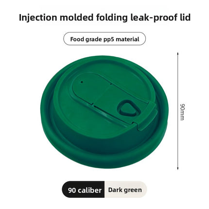 Disposable Cup Lid Coffee Multi-Functional Paper Cup Lid Colorful 90mm Diameter Milk Tea Cup Lid Direct Drinking Foldable Lid Injection Molded Lid