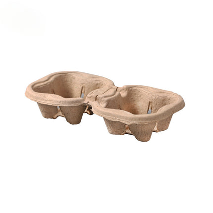 Disposable Coffee Cup Holder Milk Tea Cup Holder Cup Stand Paper Tea Tray Beverage Takeaway Holder