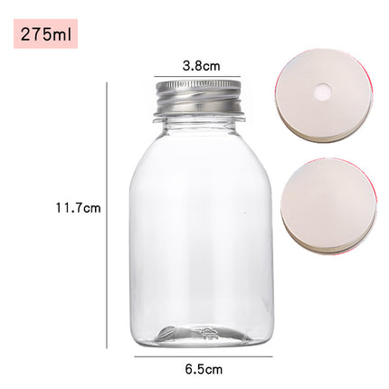 Sujiang Thai Tea Cup 500ml Internet Celebrity PET Bottle Juice Bottle Disposable Cup Plastic Cup Juice Cup Milk Tea Bottle PET Material