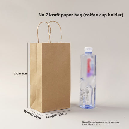 Disposable Coffee Cup Holder Milk Tea Cup Holder Cup Stand Paper Tea Tray Beverage Takeaway Holder