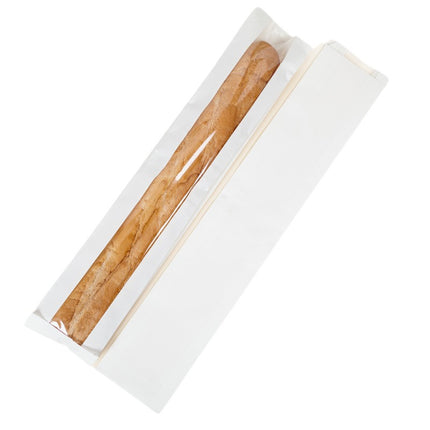 French Stick Bag French Bread Packaging Envelope Bag Long Caterpillar Bread Bag Baking Bag Oil-Proof Kraft Paper Bag