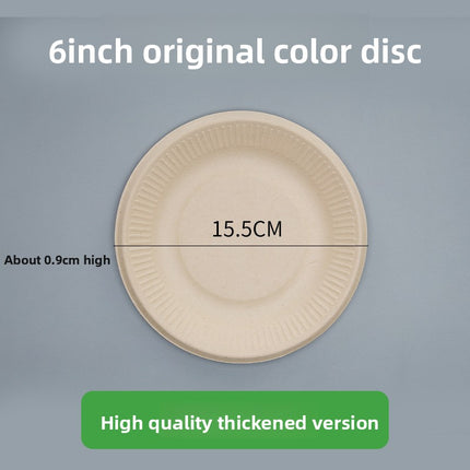 Disposable Plates Paper Plates Catering Food Grade Kindergarten Painting Dish Plates Biodegradable Household Barbecue Tableware Dinner Plates