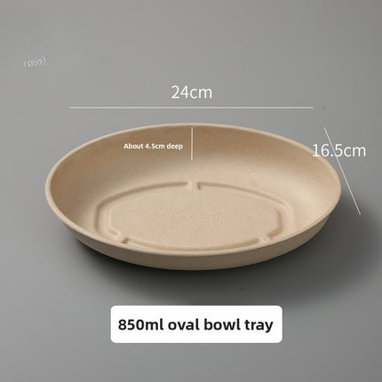 Disposable Plates Paper Plates Catering Food Grade Kindergarten Painting Dish Plates Biodegradable Household Barbecue Tableware Dinner Plates