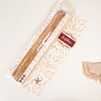 French Stick Bag -- White Kraft Paper-Petal Pattern / 34*11*4