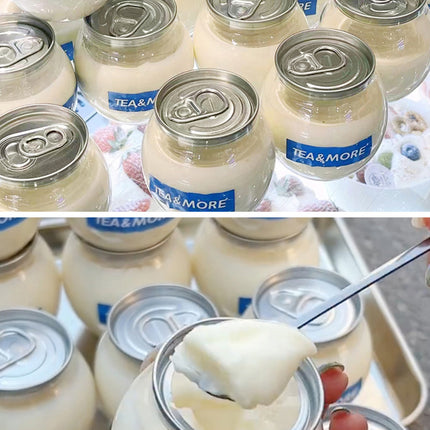 Can Sealing Machine Thickened PET Transparent Plastic Can Juice Beverage Bottle Disposable Milk Tea Cup with Aluminum Lid