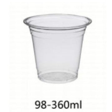 Disposable 360ml Milk Tea Cup 500ml Coffee Cup Cold Drink Party Straight Drinking Cup Packaged PET Cup