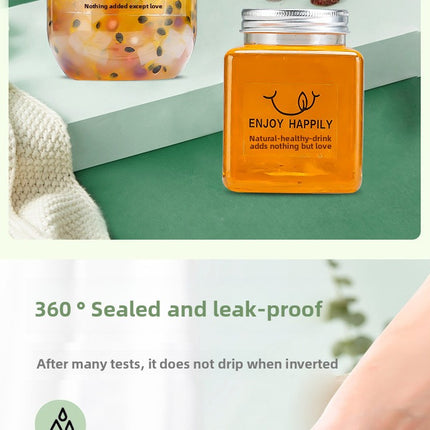 Sujiang Thai Tea Cup 500ml Internet Celebrity PET Bottle Juice Bottle Disposable Cup Plastic Cup Juice Cup Milk Tea Bottle PET Material