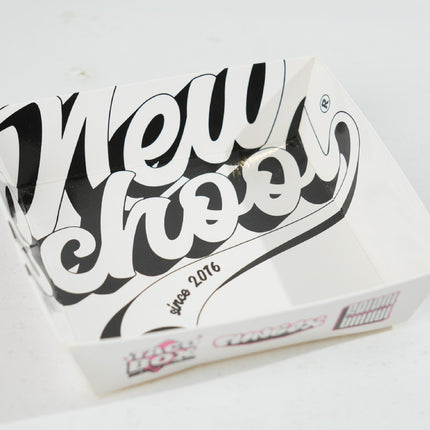 Custom Disposable Snack Boat Box Kraft Paper Boat Box Fried Chicken French Fries Small Balls Stall Packaging Box Open Top Paper Box