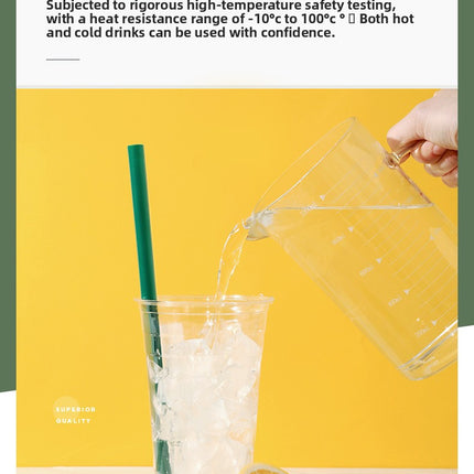 Plastic Straws Disposable Commercial Single Individually Wrapped Food Grade PP Coffee Straws Bubble Tea Thick Straws