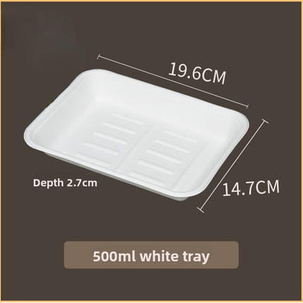 Disposable Plates Paper Plates Catering Food Grade Kindergarten Painting Dish Plates Biodegradable Household Barbecue Tableware Dinner Plates