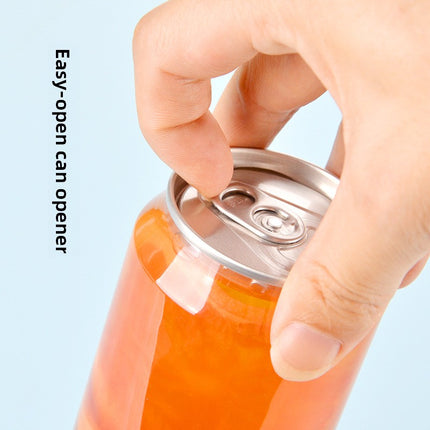 Can Sealing Machine Thickened PET Transparent Plastic Can Juice Beverage Bottle Disposable Milk Tea Cup with Aluminum Lid