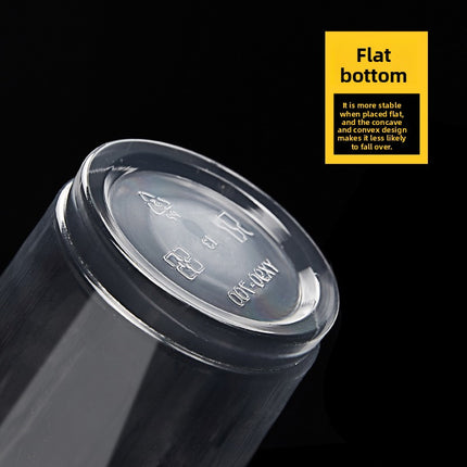 90 Caliber Disposable Blister Milk Tea Cup Plastic Cup 500ml700ml Resistant to Fall and Damage Can Be Made on Demand