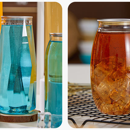 Cross-Border Wholesale Plastic Easy-Open Cans Transparent PET Milk Tea Cups Empty Bottles Sealed Cans Bubble Fruit Juice Beverage Cans