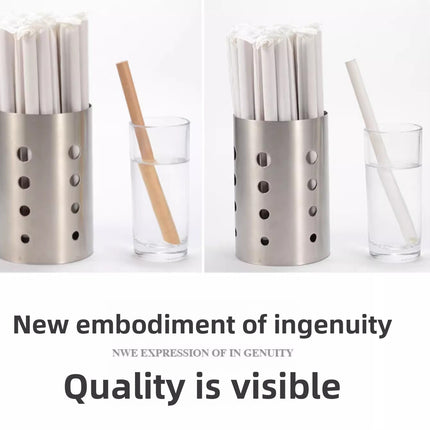 Paper Straws Disposable Individually Packaged Thick Food Grade Drinking Milk Tea Coffee Eco-friendly Large Straws Single Piece Independent