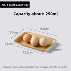 Oil-proof Kraft Paper Tray No. 5 (500 pieces)