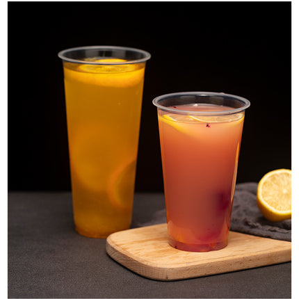Disposable PET High Transparency Plastic Cup Milk Tea Beverage Coffee Cup Juice Beverage Cup Custom LOGO Cold Drink Cup