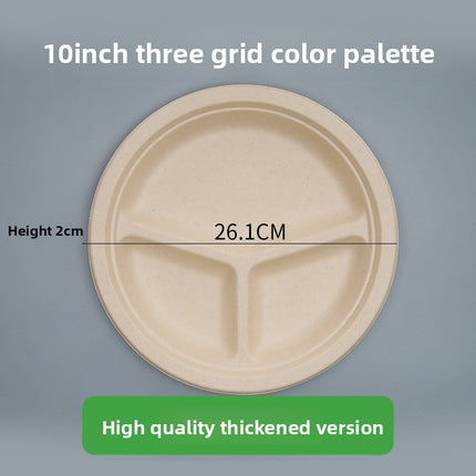 Disposable Plates Paper Plates Catering Food Grade Kindergarten Painting Dish Plates Biodegradable Household Barbecue Tableware Dinner Plates