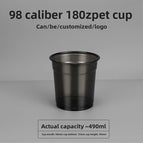 98-18oz black pet cup 1000 pieces