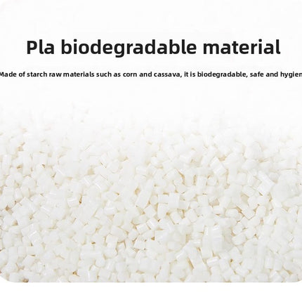 Biodegradable PLA Disposable Coffee Stirring Stick Three-Hole Tube Single Piece Individually Packaged Food-Grade Biodegradable Straw