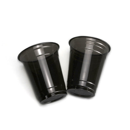 Disposable Black PET Internet Celebrity Handmade Lemon Tea Cup Milk Tea Cup Cold Drink Cup Coffee Cup