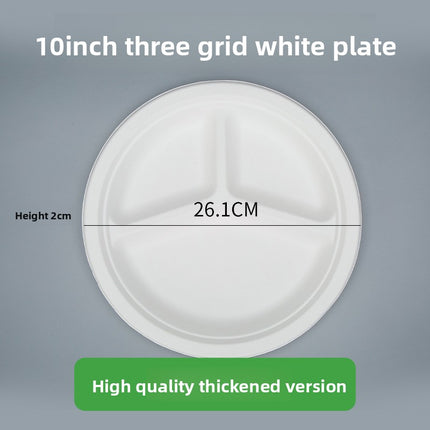 Disposable Plates Paper Plates Catering Food Grade Kindergarten Painting Dish Plates Biodegradable Household Barbecue Tableware Dinner Plates