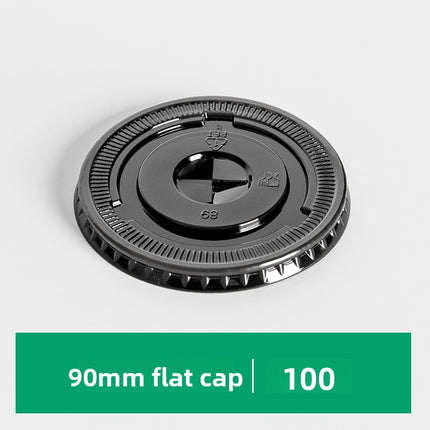 Black Milk Tea Cup Disposable Milk Tea Cup PET Milk Tea Cup Coffee Cup Cold Drink Cup Plastic Cup Black Transparent Cup