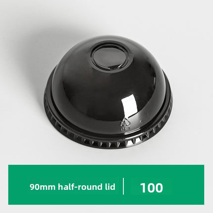 Black Milk Tea Cup Disposable Milk Tea Cup PET Milk Tea Cup Coffee Cup Cold Drink Cup Plastic Cup Black Transparent Cup