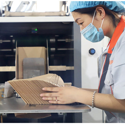 Universal Kraft Paper Bag Wholesale Refrigerator Storage Bread Food Packaging Bag Take out Take Away Oil-Proof Wrapping Paper Bag 100 Pcs