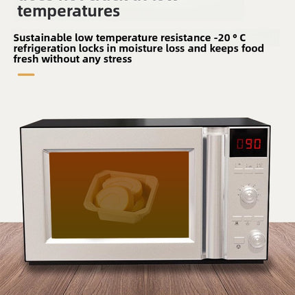 Disposable Kraft Paper Takeaway Box Square Octagonal Bowl Thickened with Lid Eco-friendly Lunch Box Bento Salad Box