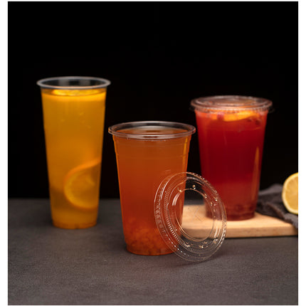 Disposable PET High Transparency Plastic Cup Milk Tea Beverage Coffee Cup Juice Beverage Cup Custom LOGO Cold Drink Cup