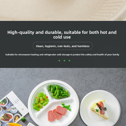 Disposable Plates Paper Plates Catering Food Grade Kindergarten Painting Dish Plates Biodegradable Household Barbecue Tableware Dinner Plates